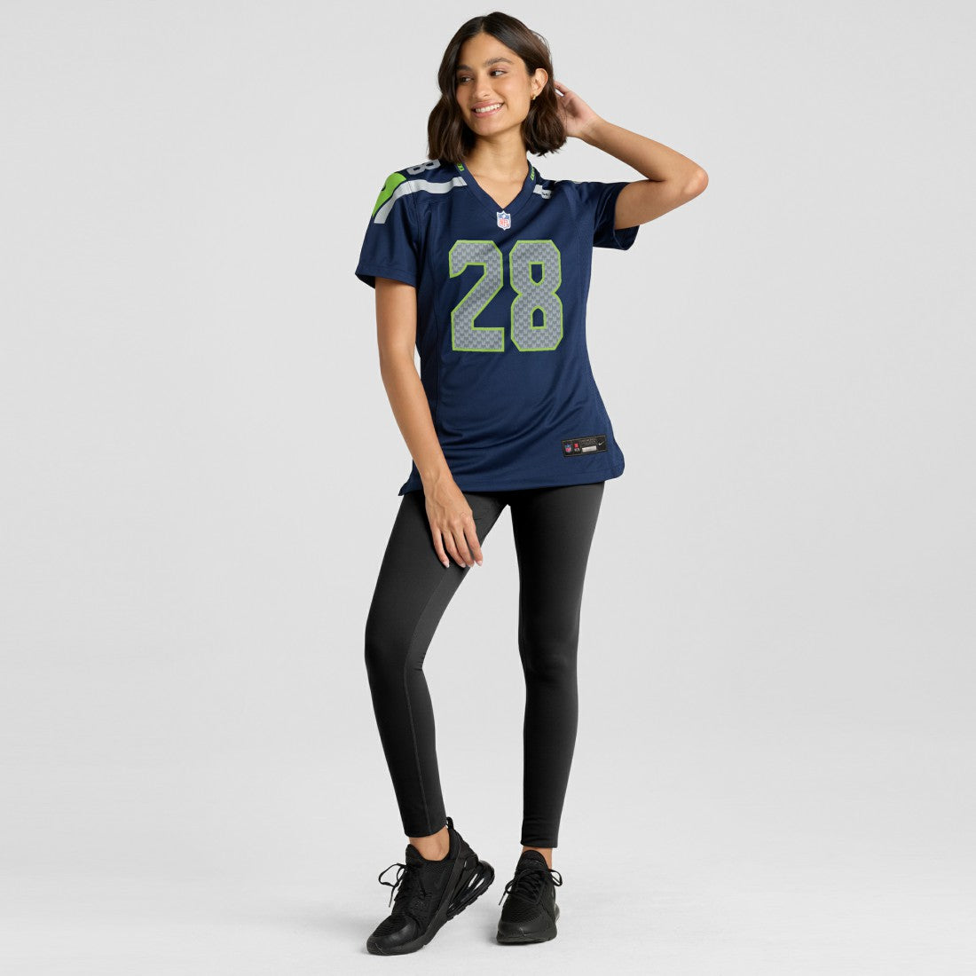 Nehemiah Pritchett Seattle Seahawks Women's Team Game Jersey - College Navy Jerseys