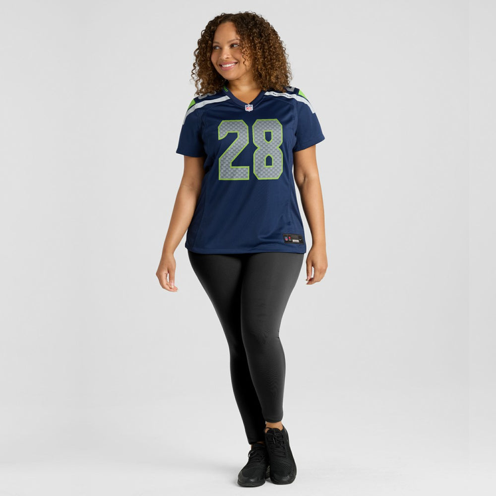 Nehemiah Pritchett Seattle Seahawks Women's Team Game Jersey - College Navy Jerseys