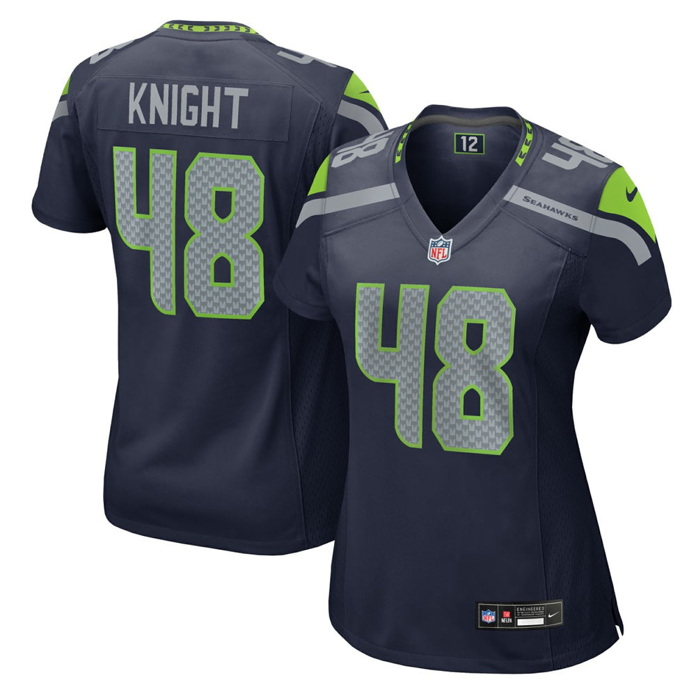 Tyrice Knight Seattle Seahawks Women's Team Game Jersey - College Navy Jerseys