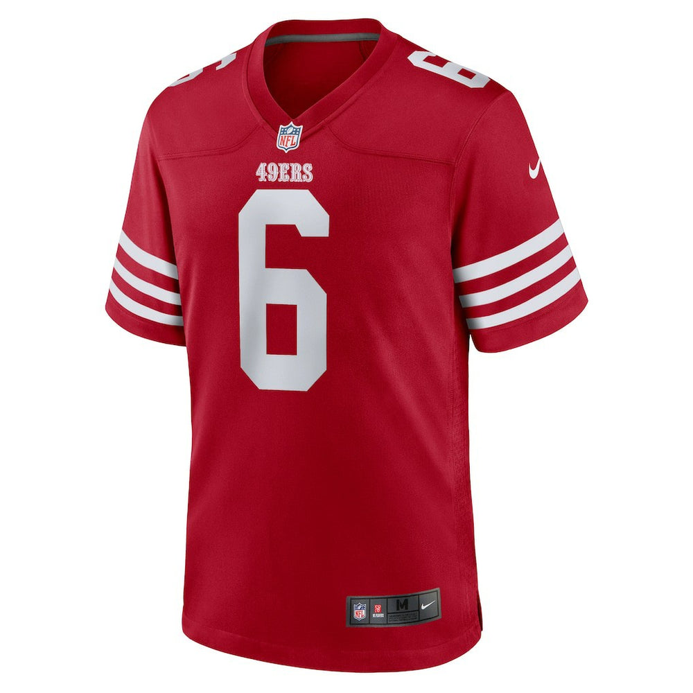 Malik Mustapha San Francisco 49ers Game Jersey - Scarlet Jerseys