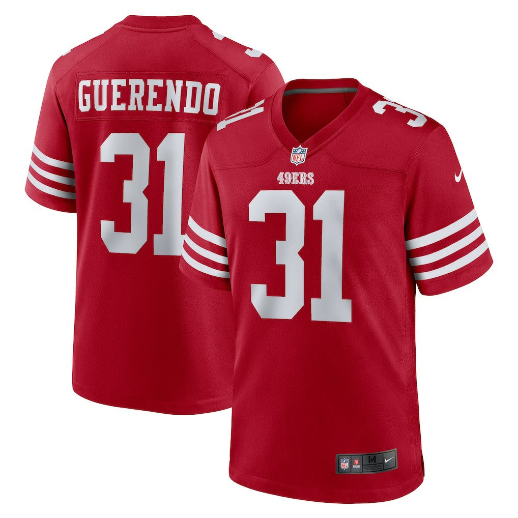 Isaac Guerendo San Francisco 49ers Game Jersey - Scarlet Jerseys