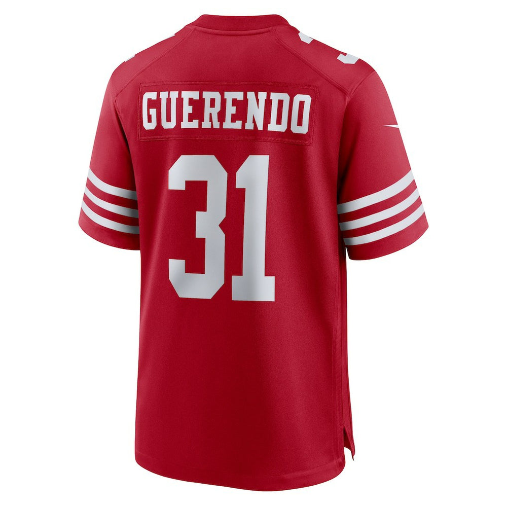 Isaac Guerendo San Francisco 49ers Game Jersey - Scarlet Jerseys
