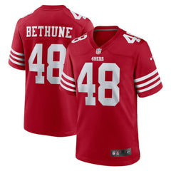 Tatum Bethune San Francisco 49ers Game Jersey - Scarlet Jerseys