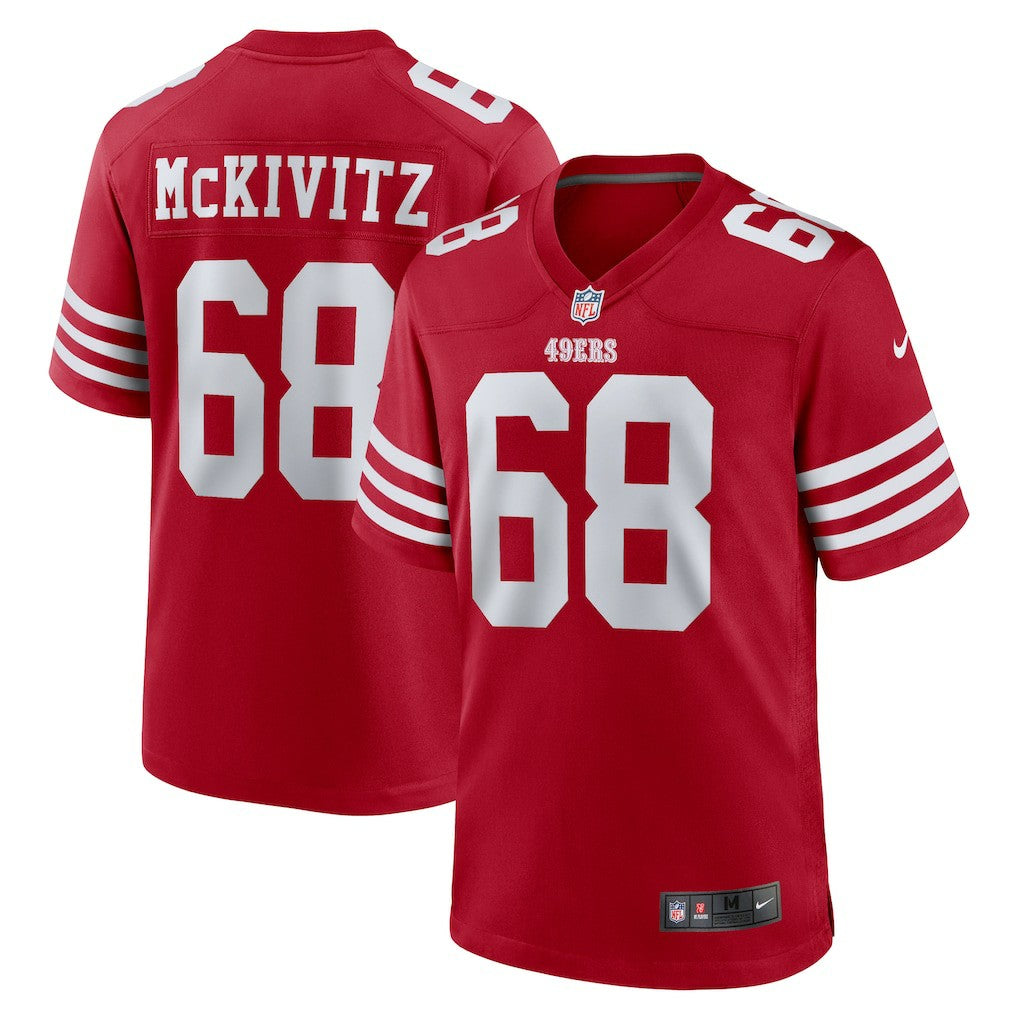 Colton McKivitz San Francisco 49ers Game Jersey - Scarlet Jerseys