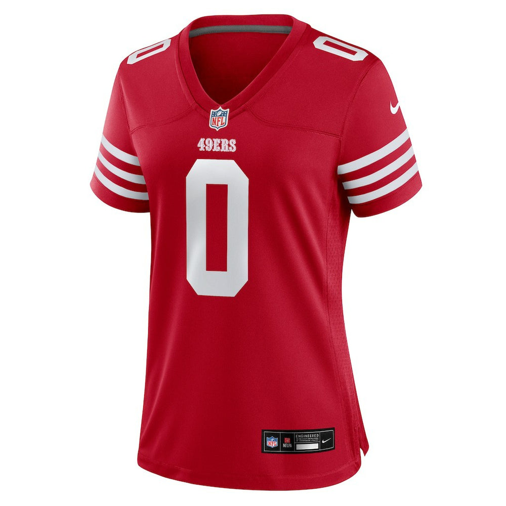 Renardo Green San Francisco 49ers Women's Team Game Jersey - Scarlet Jerseys