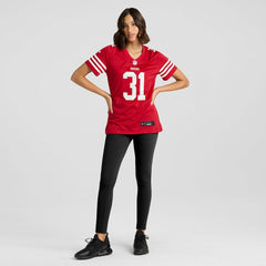 Isaac Guerendo San Francisco 49ers Women's Team Game Jersey - Scarlet Jerseys