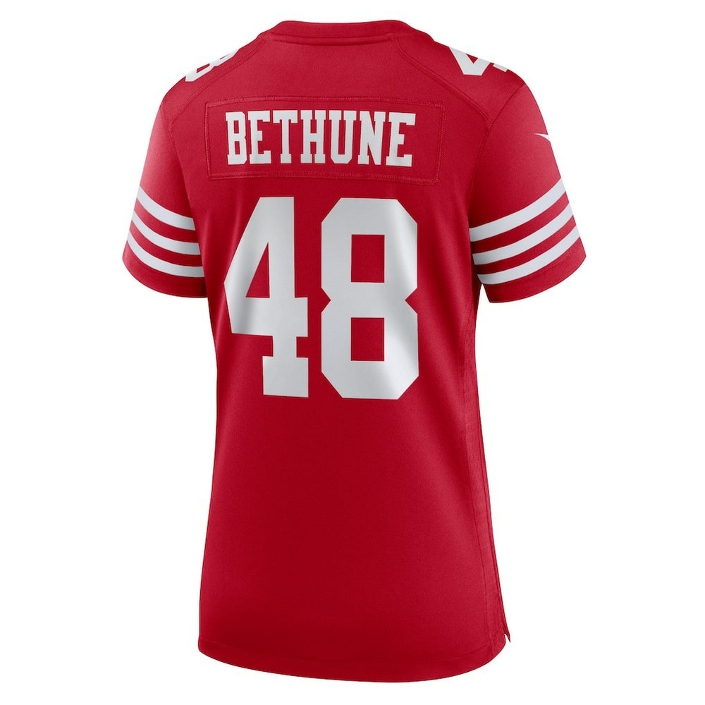 Tatum Bethune San Francisco 49ers Women's Team Game Jersey - Scarlet Jerseys