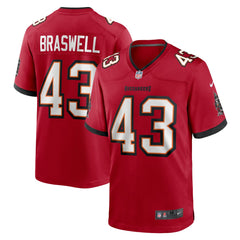 Chris Braswell Tampa Bay Buccaneers Game Jersey - Red Jerseys