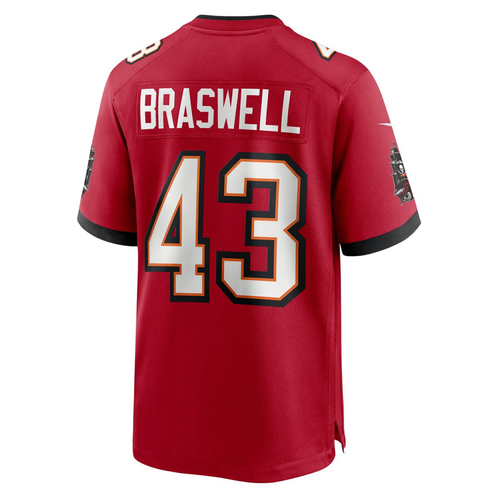 Chris Braswell Tampa Bay Buccaneers Game Jersey - Red Jerseys