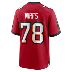 Tristan Wirfs Tampa Bay Buccaneers Game Jersey - Red Jerseys