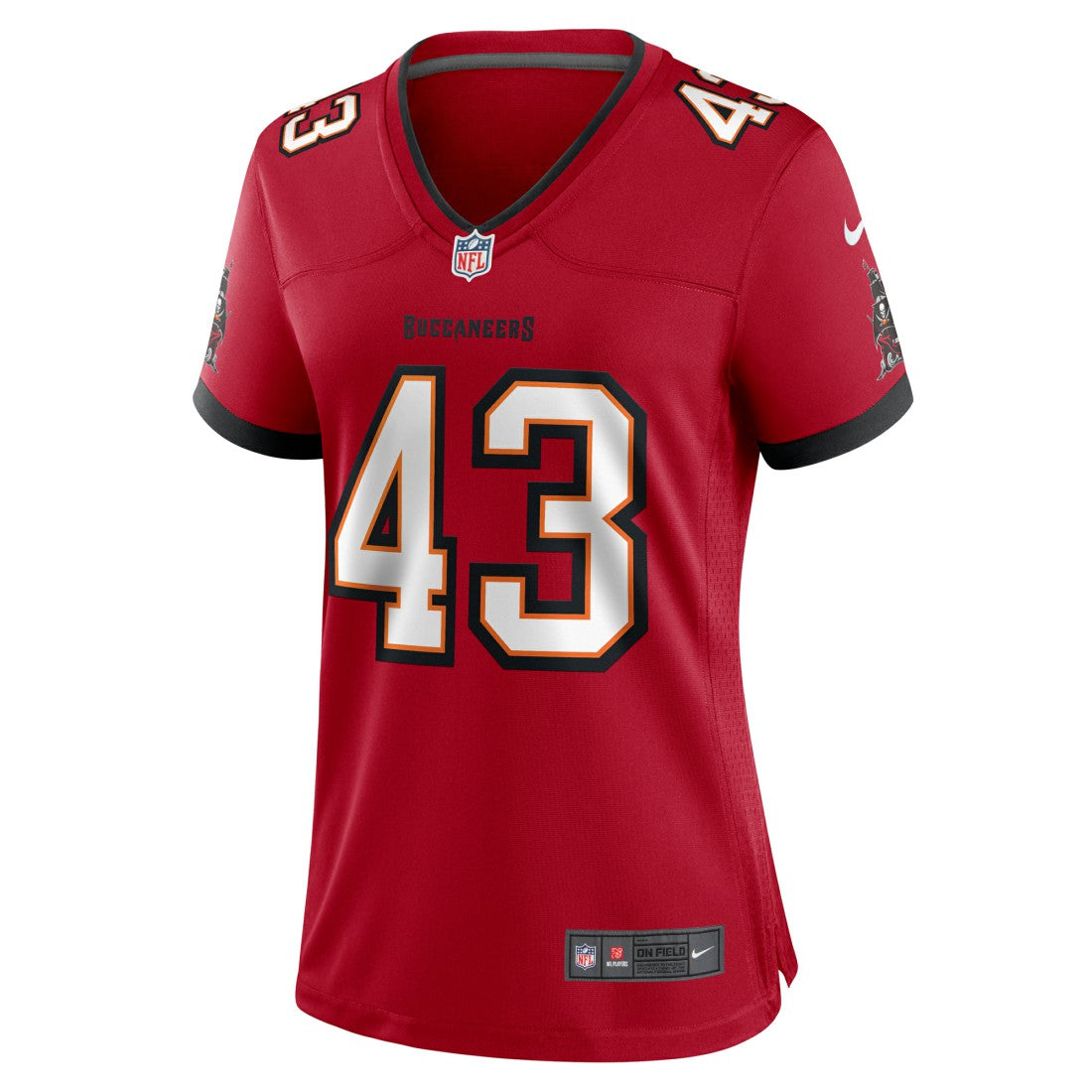 Chris Braswell Tampa Bay Buccaneers Women's Team Game Jersey - Red Jerseys