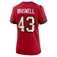 Chris Braswell Tampa Bay Buccaneers Women's Team Game Jersey - Red Jerseys