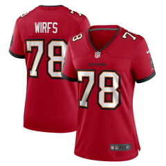 Tristan Wirfs Tampa Bay Buccaneers Women's Team Game Jersey - Red Jerseys