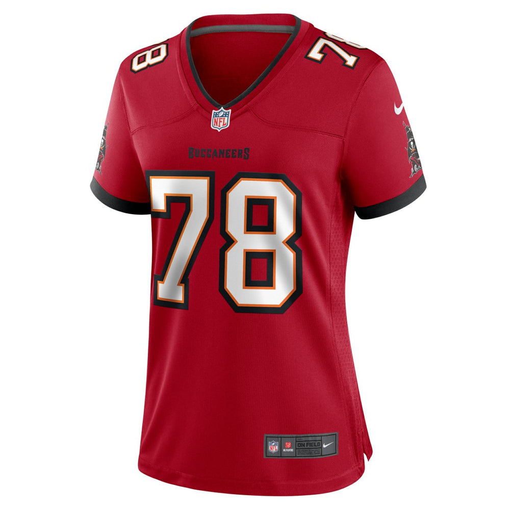 Tristan Wirfs Tampa Bay Buccaneers Women's Team Game Jersey - Red Jerseys