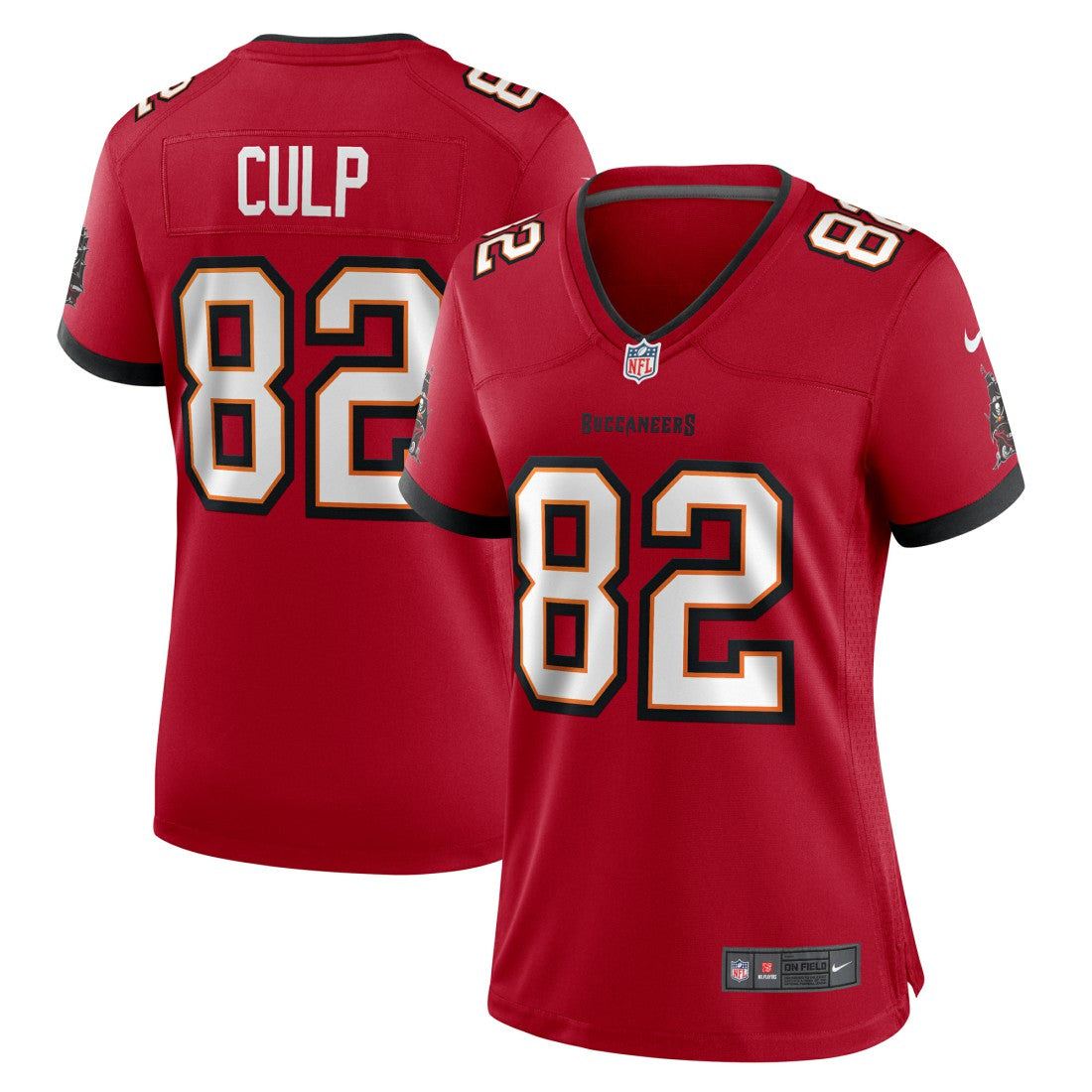 Devin Culp Tampa Bay Buccaneers Women's Team Game Jersey - Red Jerseys