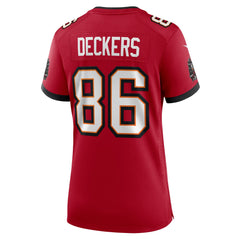 Evan Deckers Tampa Bay Buccaneers Women's Team Game Jersey - Red Jerseys