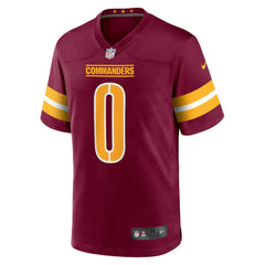 Mike Sainristil Washington Commanders Game Jersey - Burgundy Jerseys
