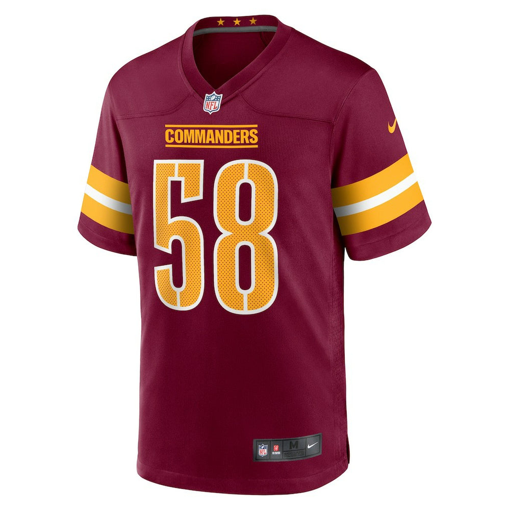 Jordan Magee Washington Commanders Game Jersey - Burgundy Jerseys