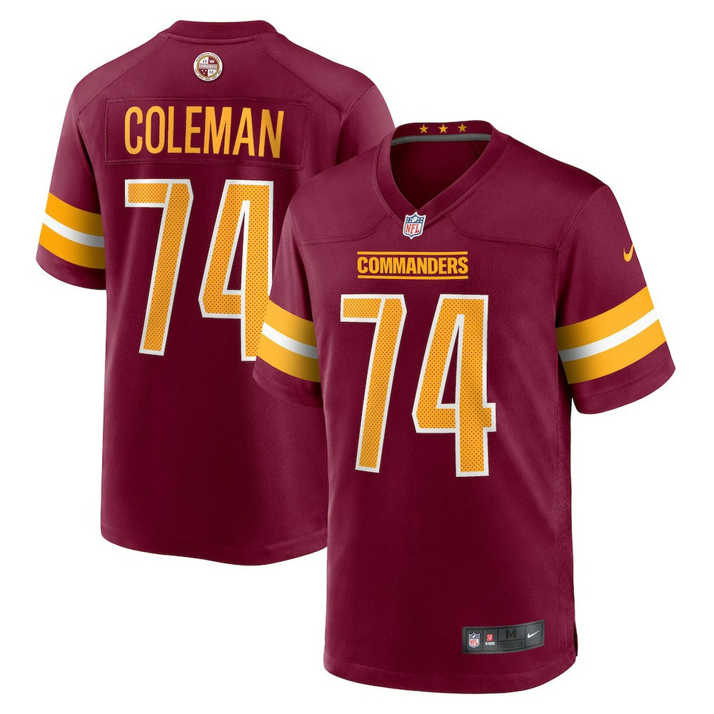 Brandon Coleman Washington Commanders Game Jersey - Burgundy Jerseys