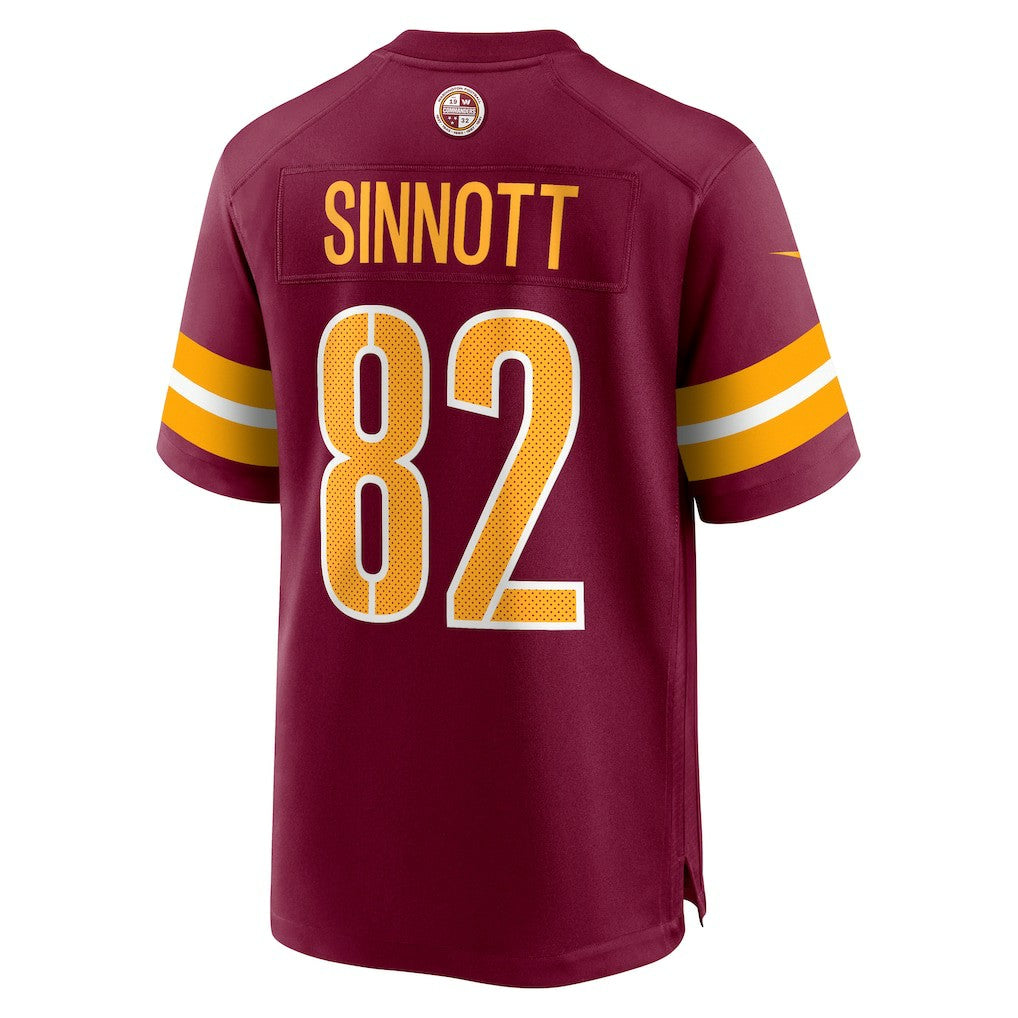 Ben Sinnott Washington Commanders Game Jersey - Burgundy Jerseys