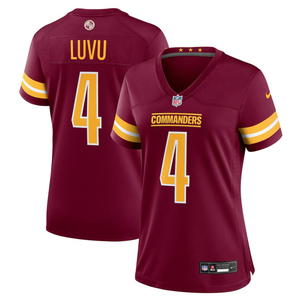 Frankie Luvu Washington Commanders Women's Team Game Jersey - Burgundy Jerseys