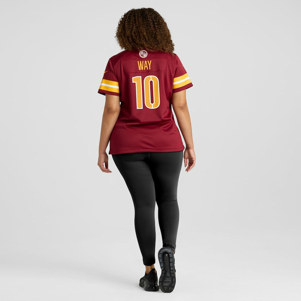 Tress Way Washington Commanders Women's Team Game Jersey - Burgundy Jerseys