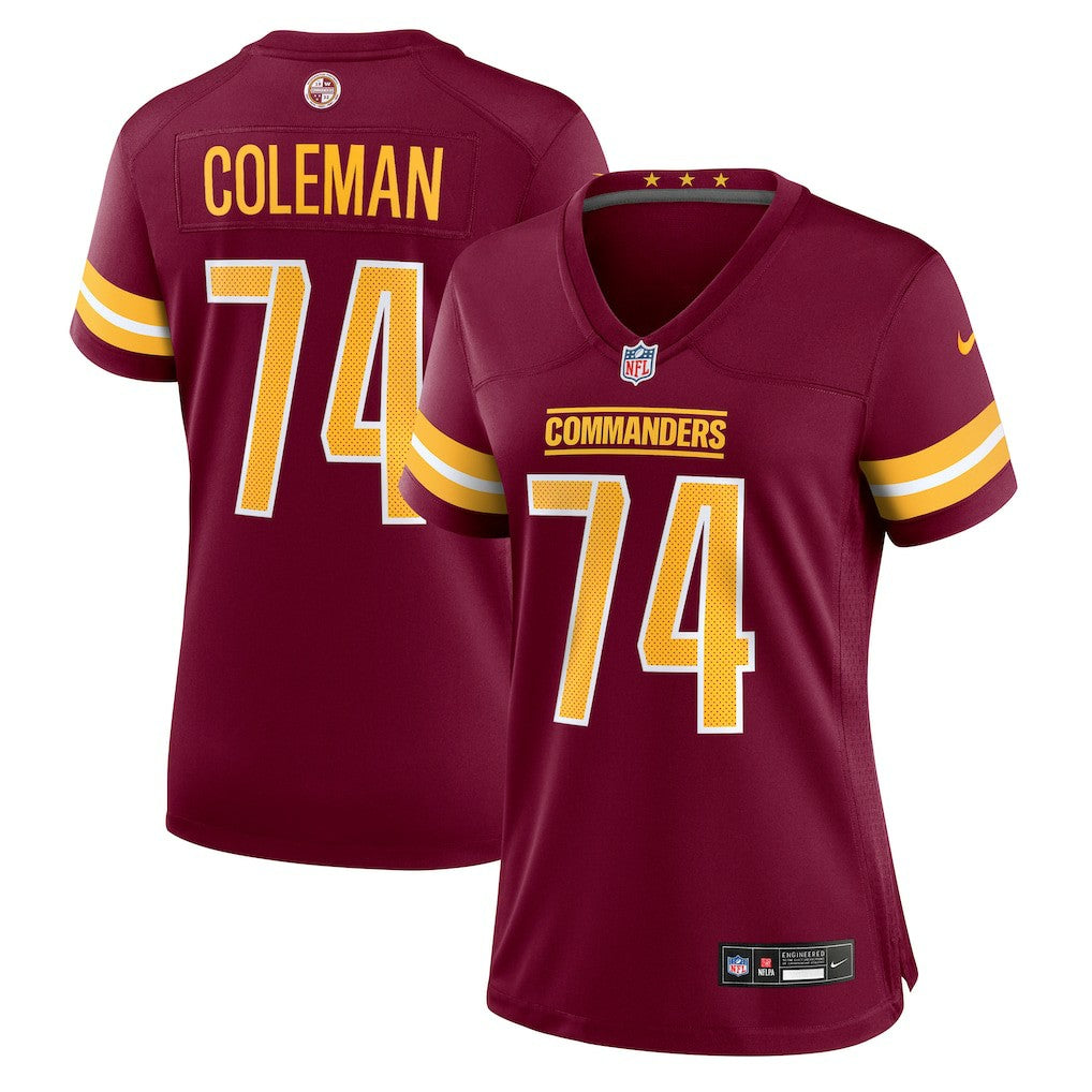 Brandon Coleman Washington Commanders Women's Team Game Jersey - Burgundy Jerseys