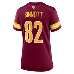 Ben Sinnott Washington Commanders Women's Team Game Jersey - Burgundy Jerseys