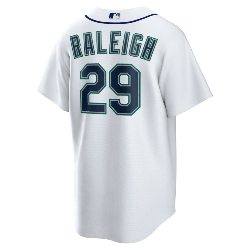 Cal Raleigh Seattle Mariners Nike Home Replica Player Jersey - White Jerseys