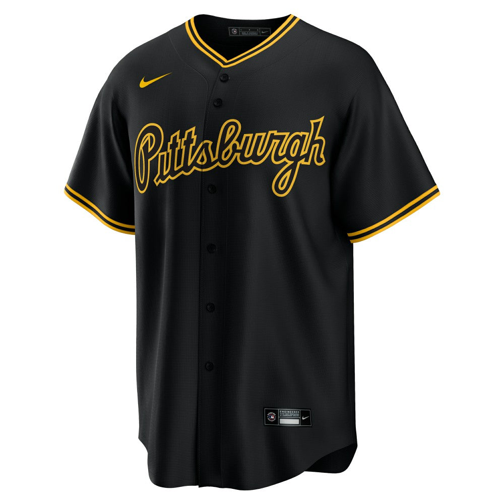Paul Skenes Pittsburgh Pirates Nike Alternate 2 Replica Jersey - Black Jerseys