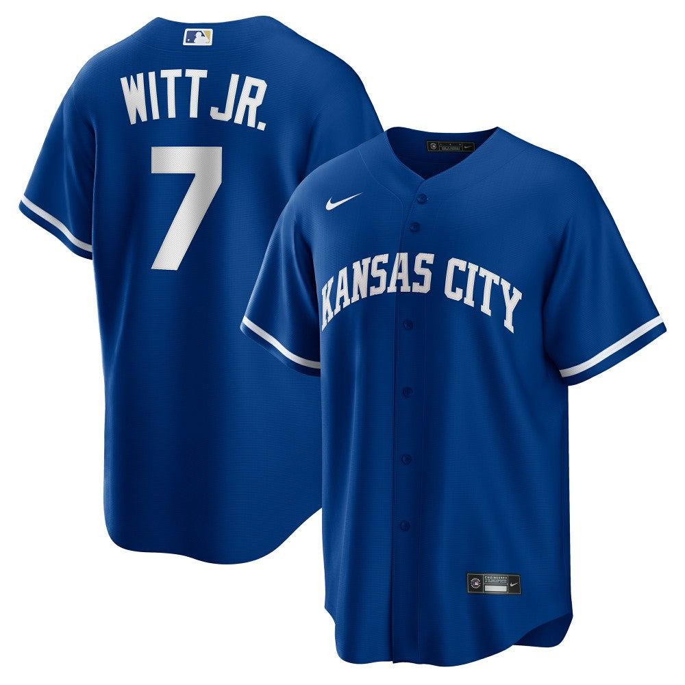 Bobby Witt Jr. Kansas City Royals Nike Alternate 2 Replica Jersey - Rush Blue Jerseys