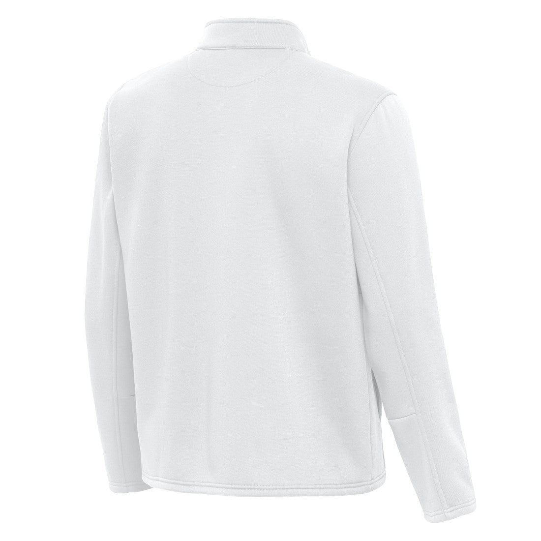 Detroit Lions Antigua Twist Quarter-Zip Pullover Jacket - White Pullover