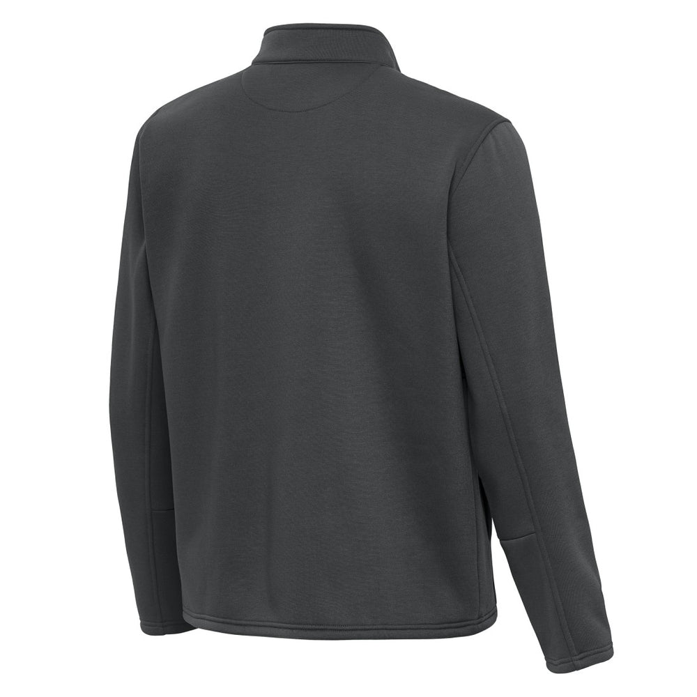Houston Texans Antigua Twist Quarter-Zip Pullover Jacket - Pewter Pullover