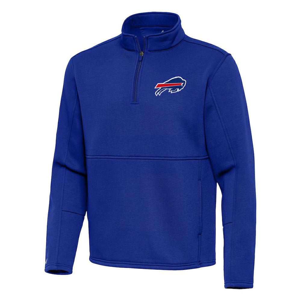 Buffalo Bills Antigua Twist Quarter-Zip Pullover Jacket - Royal Pullover