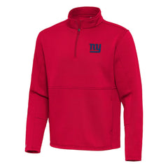New York Giants Antigua Twist Quarter-Zip Pullover Jacket - Red Pullover
