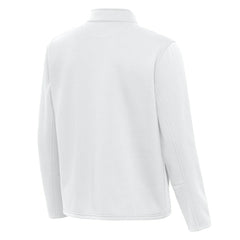 San Francisco 49ers Antigua Twist Quarter-Zip Pullover Jacket - White Pullover