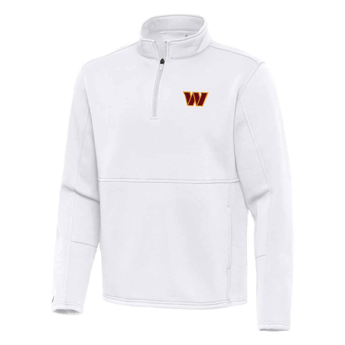 Washington Commanders Antigua Twist Quarter-Zip Pullover Jacket - White Pullover