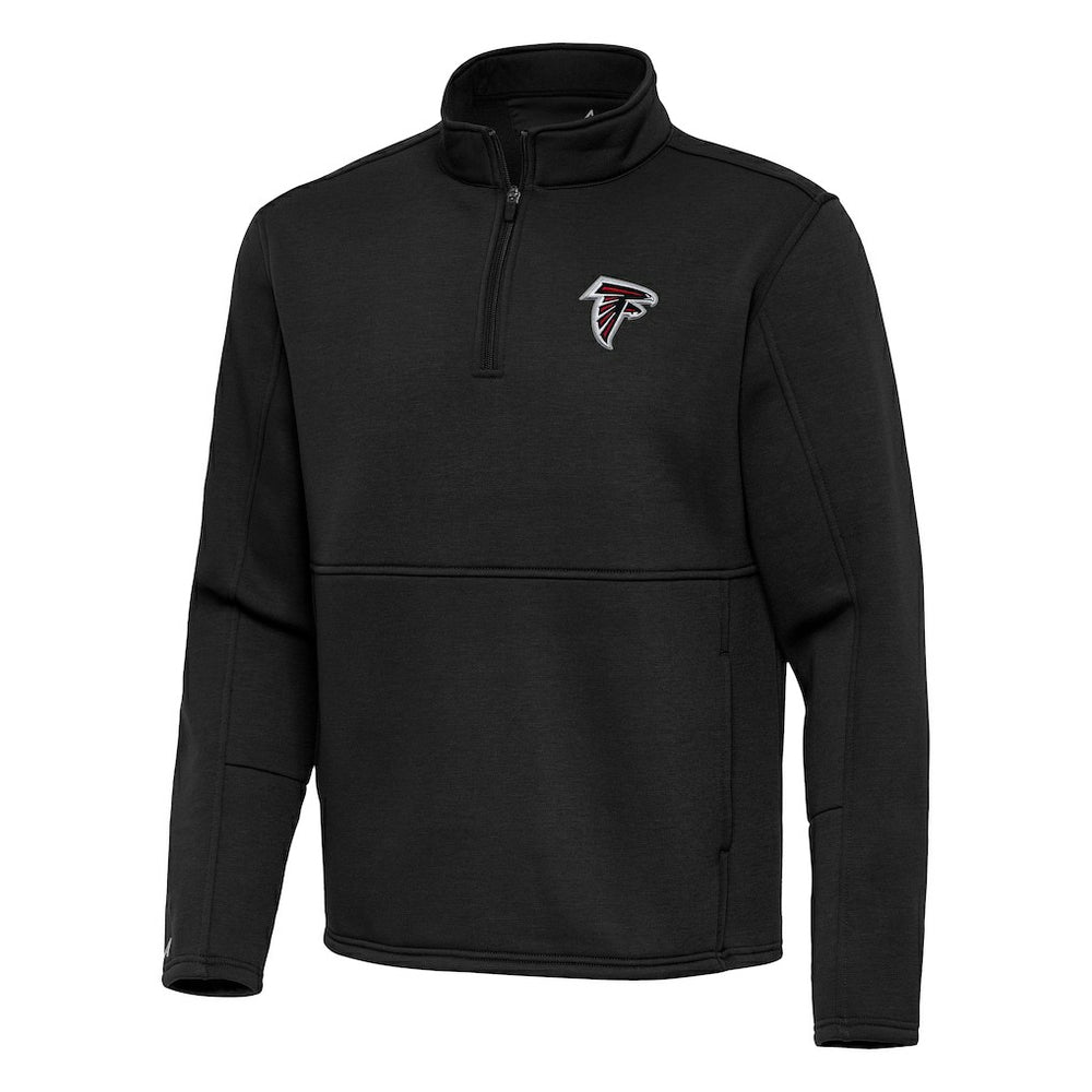 Atlanta Falcons Antigua Twist Quarter-Zip Pullover Jacket - Black Pullover