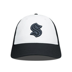 Seattle Kraken Levelwear Endure Nightfall Blackout Patch Unstructured Flex Hat - Black/White | US 202263118