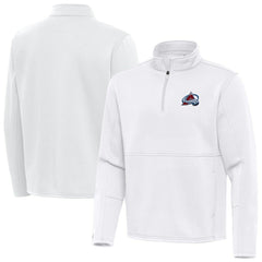 Colorado Avalanche Antigua Twist Quarter-Zip Pullover Jacket - White | US 202264693