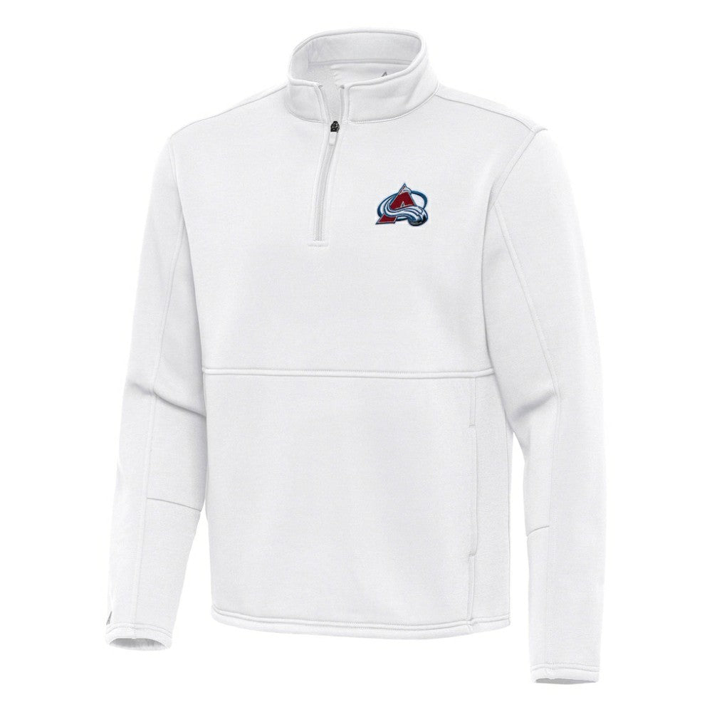 Colorado Avalanche Antigua Twist Quarter-Zip Pullover Jacket - White | US 202264693