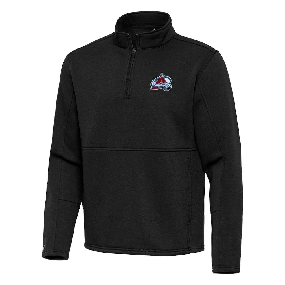 Colorado Avalanche Antigua Twist Quarter-Zip Pullover Jacket - Black | US 202264694