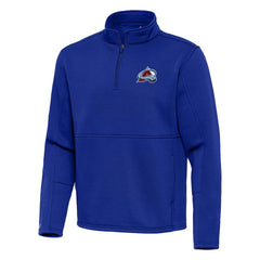 Colorado Avalanche Antigua Twist Quarter-Zip Pullover Jacket - Navy | US 202264696