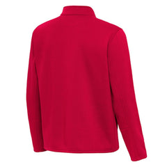 Columbus Blue Jackets Antigua Twist Quarter-Zip Pullover Jacket - Red | US 202264701