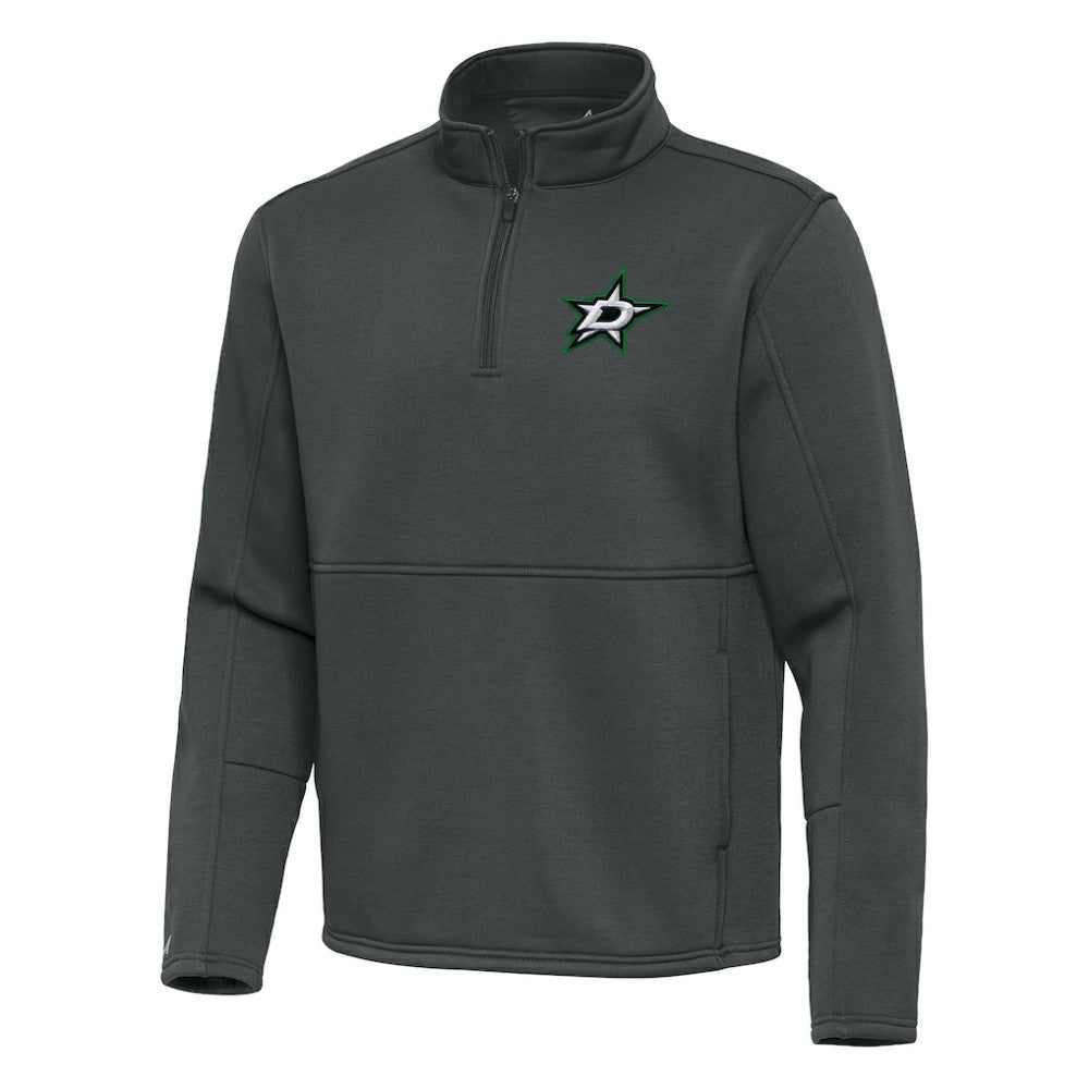 Dallas Stars Antigua Twist Quarter-Zip Pullover Jacket - Silver | US 202264704