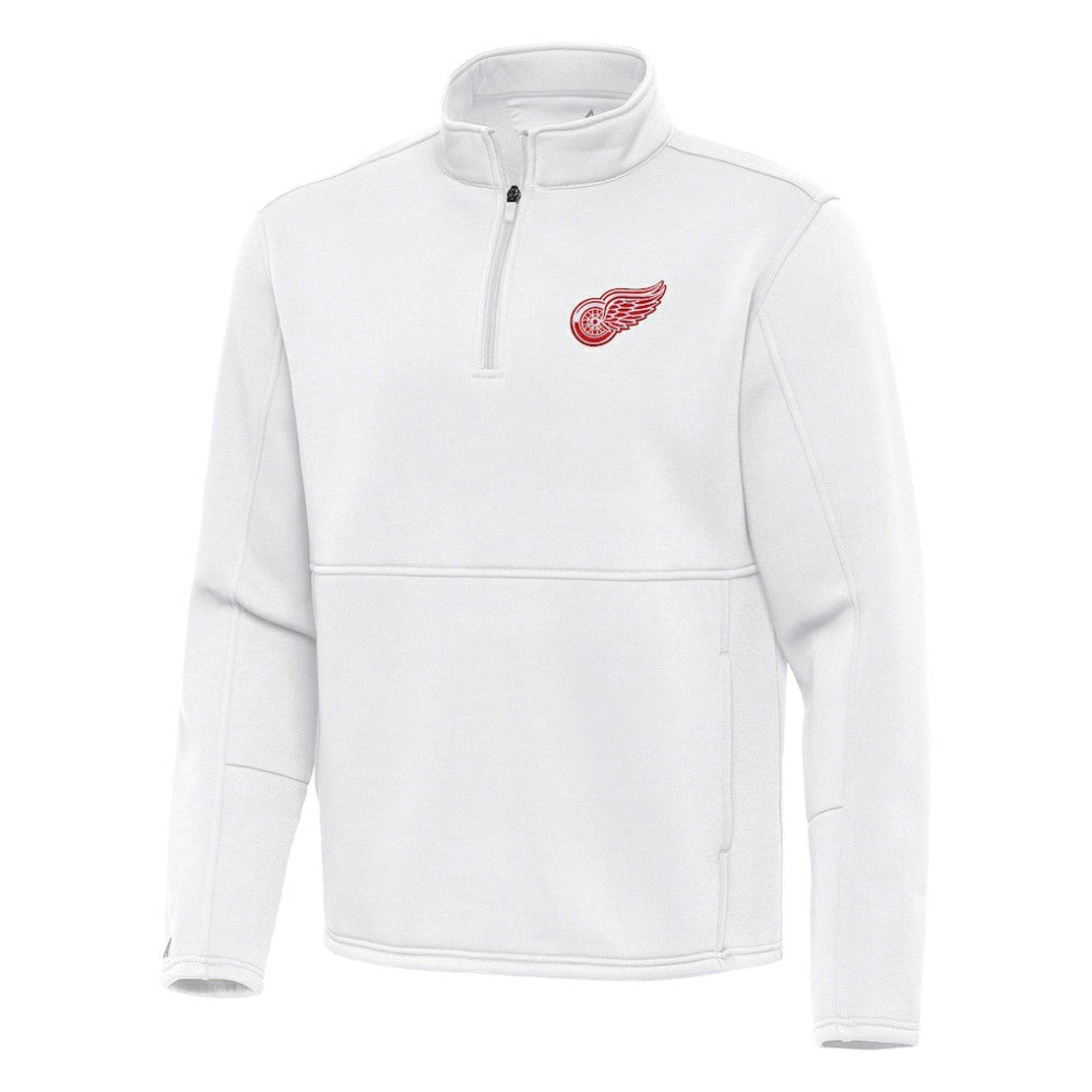 Detroit Red Wings Antigua Twist Quarter-Zip Pullover Jacket - White | US 202264705
