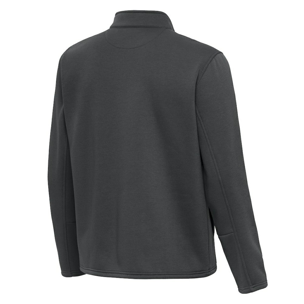 Nashville Predators Antigua Twist Quarter-Zip Pullover Jacket - Pewter | US 202264722
