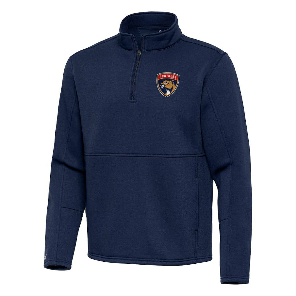 Florida Panthers Antigua Twist Quarter-Zip Pullover Jacket - Navy | US 202264723