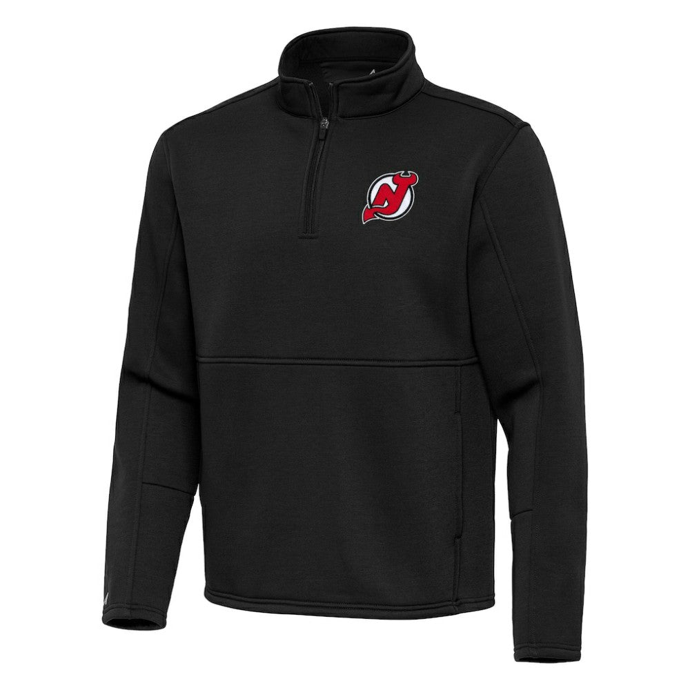New Jersey Devils Antigua Twist Quarter-Zip Pullover Jacket - Black | US 202264727
