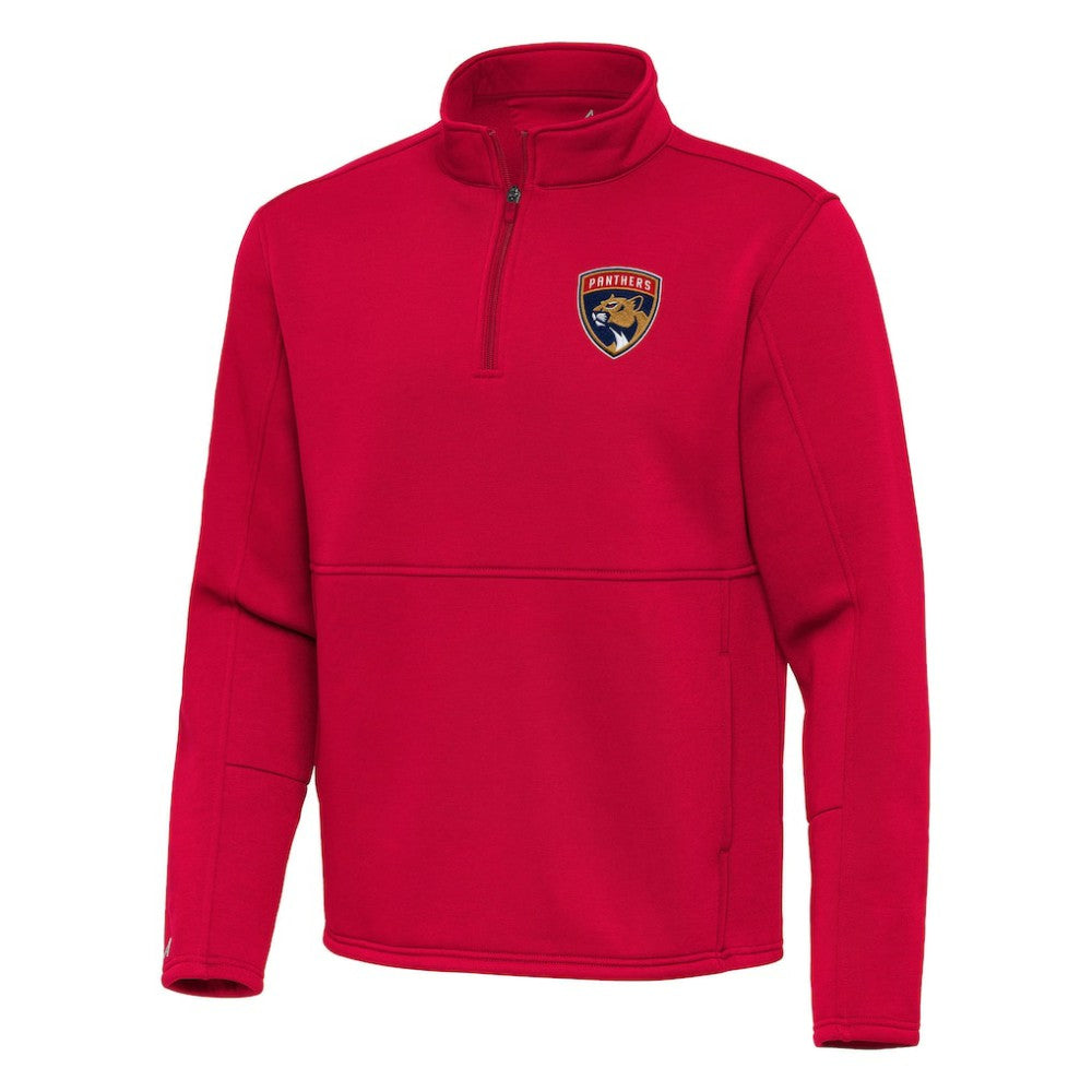 Florida Panthers Antigua Twist Quarter-Zip Pullover Jacket - Red | US 202264728